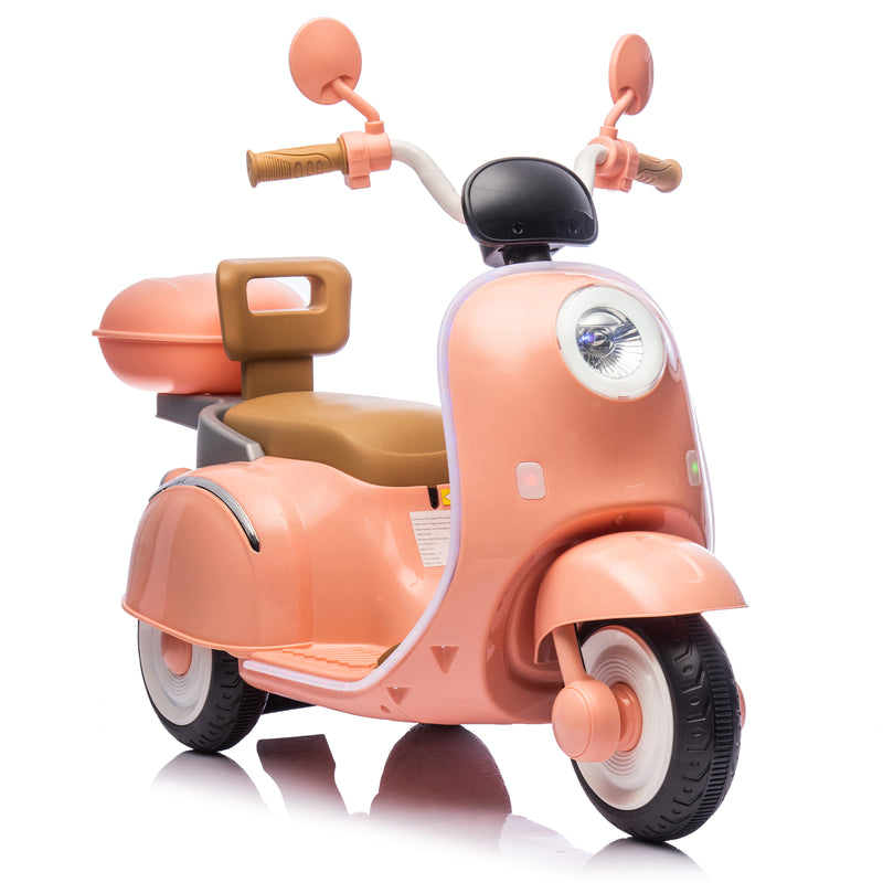 12V Kids Electric 3-Wheel Ride-On Motorcycle with Large Storage for Ages 3-6 Magic Cars 15