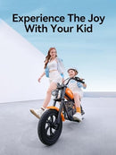 Retro-Style Kids Electric Motorcycle with Ambient Light and Music, 10 MPH, Blue Magic Cars 11