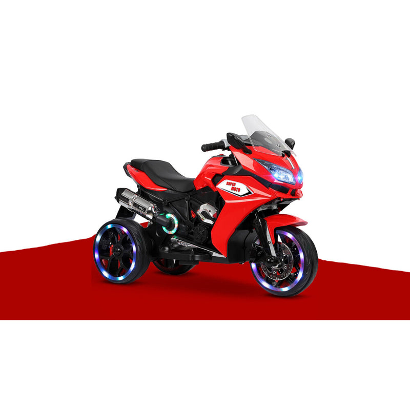 Kids Electric Rechargeable Three-Wheel Motorcycle with Battery and Lights Magic Cars 11