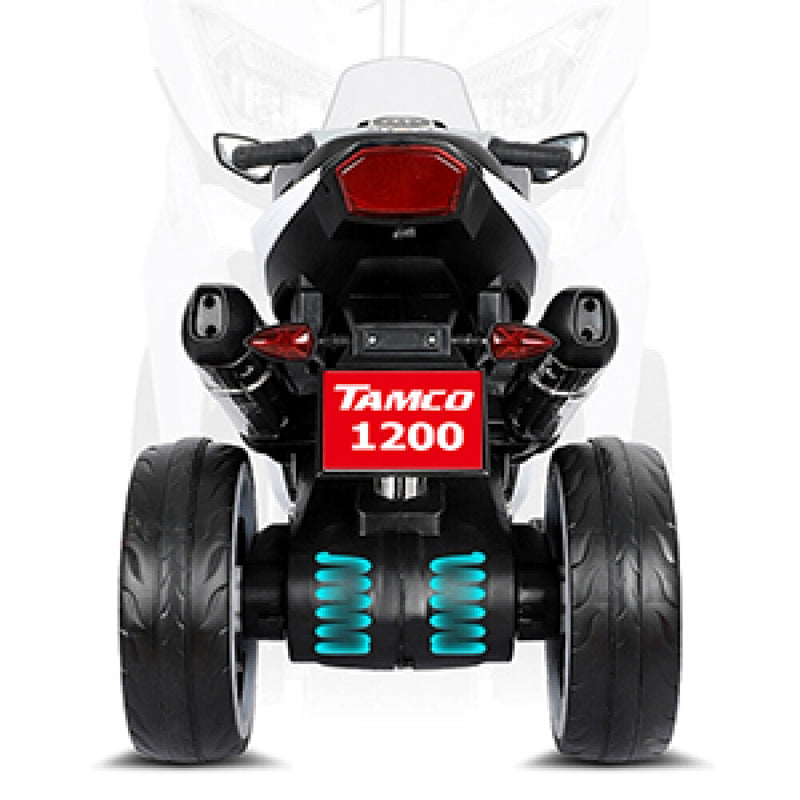Kids Electric Rechargeable Three-Wheel Motorcycle with Battery and Lights Magic Cars 7