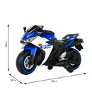 Electric Kids Motorcycle with Training Wheels for Ages 3-6 Blue Magic Cars 2