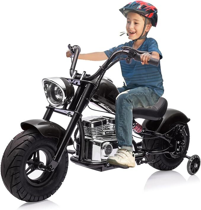 Kids Electric 36V Off-Road Dirt Bike Motorcycle with LED Lights and 16.5 MPH Speed Magic Cars 2