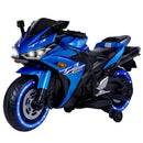 12V Electric Kids Ride-On Motorcycle with Training Wheels and Lights Magic Cars 0
