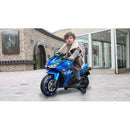 12V Electric Kids Ride-On Motorcycle with Training Wheels and Lights Magic Cars 11
