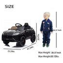 Kids Electric Remote Control Lamborghini Ride-On Car Battery Powered Black Magic Cars 6