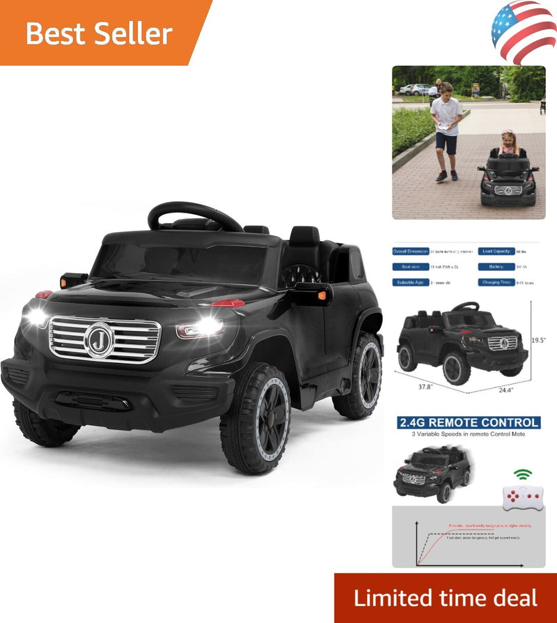 Kids Electric Remote Control Truck with 3 Speeds, Safety Seat Belt, and MP3 Music Player Magic Cars Variant 0