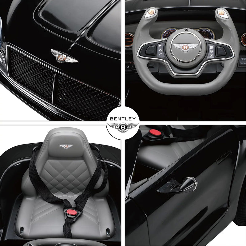 Electric Battery-Powered Kids Ride-On Car with Remote Control Licensed Bentley Design Magic Cars 6