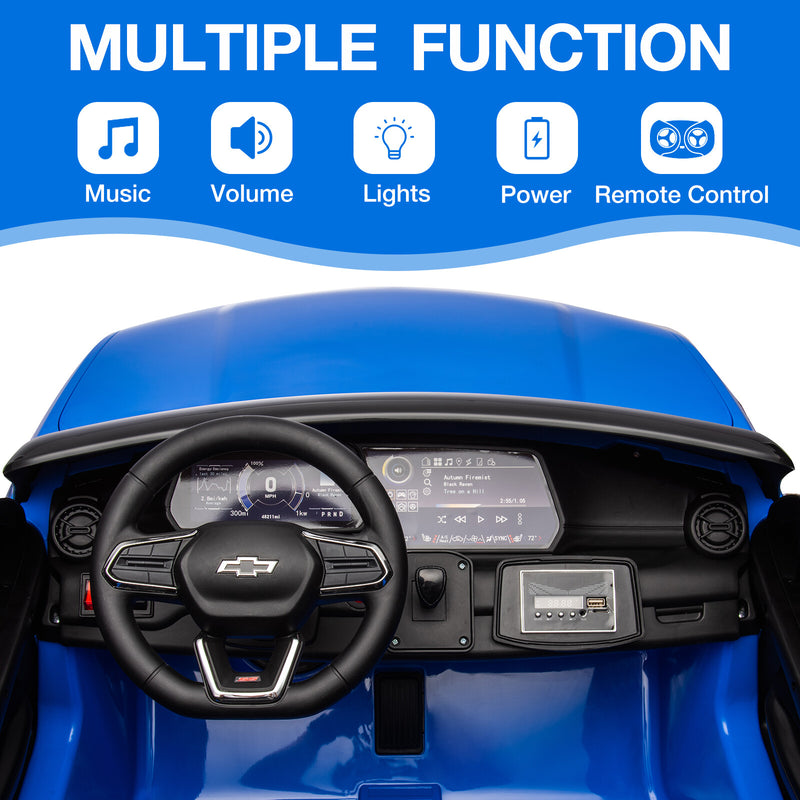 24V Battery-Powered Electric Ride-On Kids Car Licensed Chevrolet Blazer Magic Cars 6