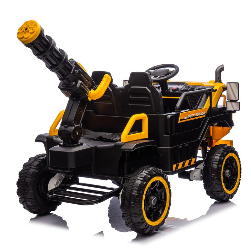 Electric Kids Ride-On Car 3-Seater with 4-Motor Drive and Parental Remote Control Magic Cars 11