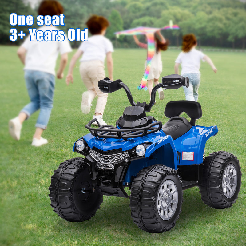 12V Kids Electric Ride-On ATV Car with 4 Wheels, MP3 Player, and Lights Magic Cars 10