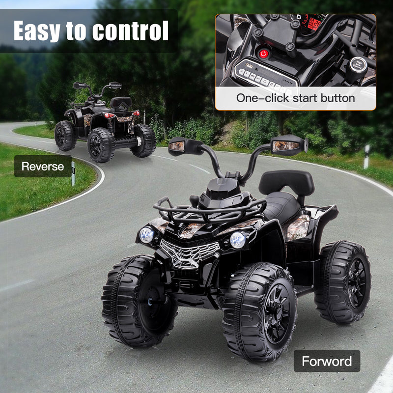 12V Kids Electric Ride-On ATV Car with 4 Wheels, MP3 Player, and Lights Magic Cars 9