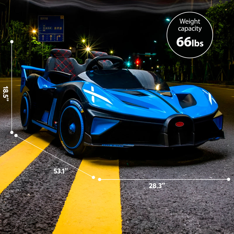 Kids 18V Electric Ride-On Drift Car with Spin Mode, LED Lights and Parent Remote Control Magic Cars 10