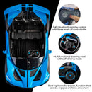 Kids 18V Electric Ride-On Drift Car with Spin Mode, LED Lights and Parent Remote Control Magic Cars 3