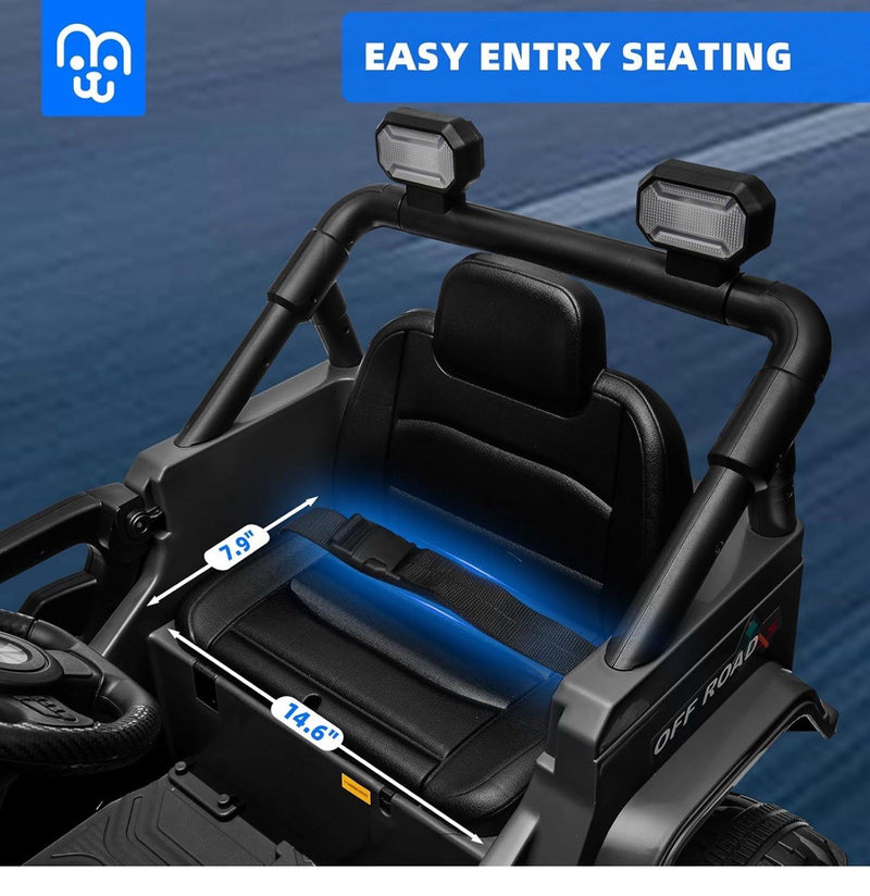 12V Electric Ride-On Jeep Truck for Kids with Remote Control and Rechargeable Battery Magic Cars 4