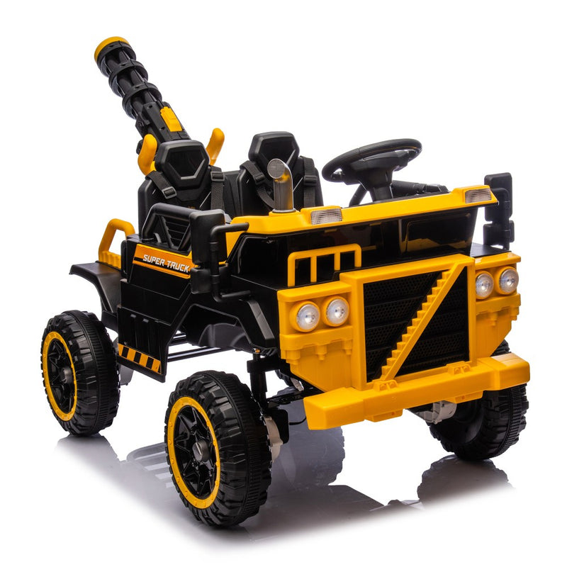 Kids Electric 3-Seater Ride-On Car with Powerful 4-Motor Drive and LED Lights Magic Cars 2