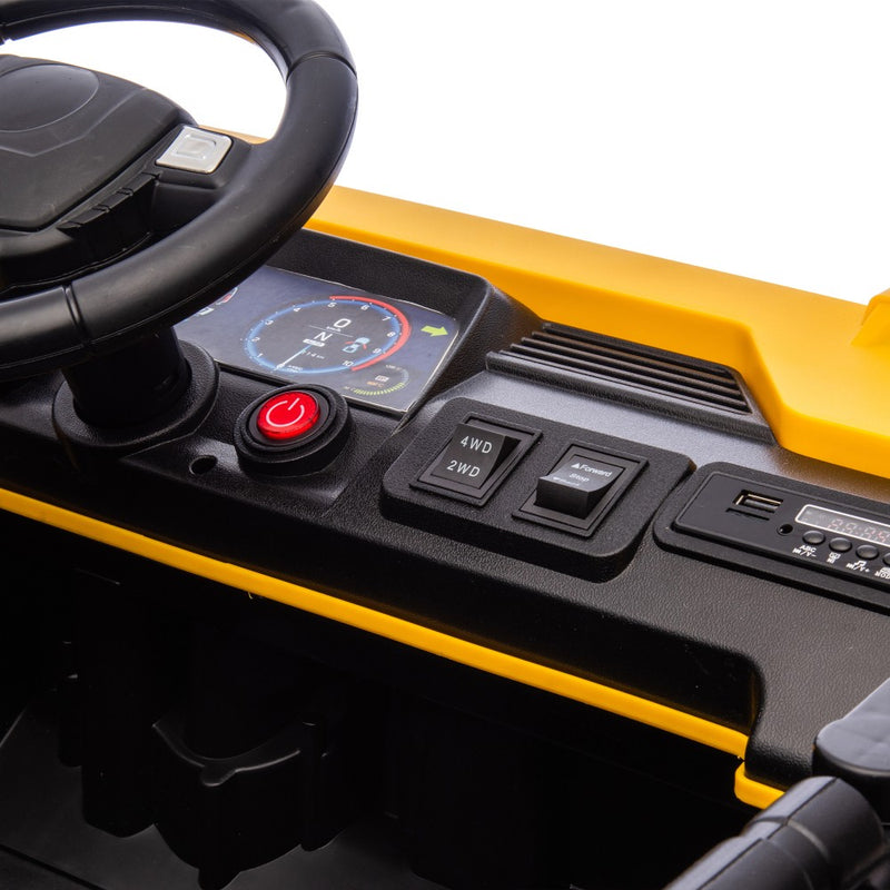 Electric Kids Ride-On Car 3-Seater with Powerful 4-Motor Drive and LED Lights Magic Cars 17