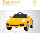 Electric 6V Battery-Powered Kids Ride-On Car with Remote Control Magic Cars 6