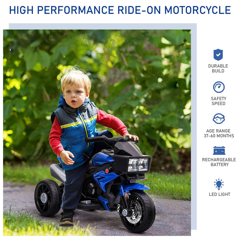 Electric 3-Wheel Battery-Powered Ride-On Motorcycle for Toddlers Magic Cars 5