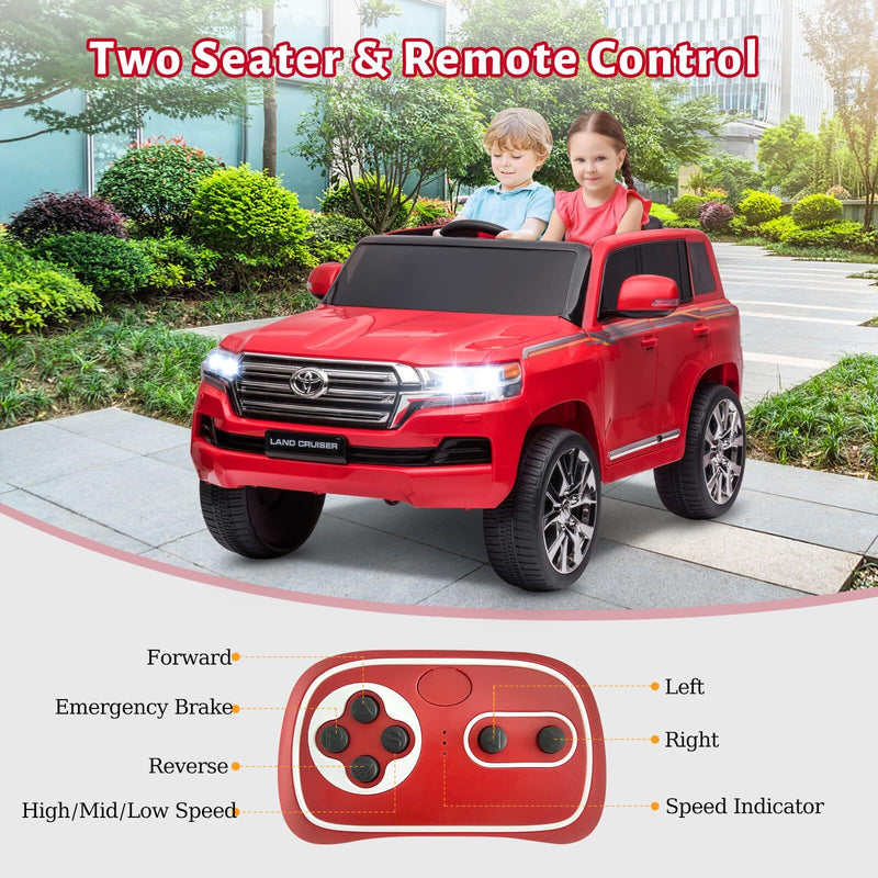 12V Battery-Powered Kids Electric Police SUV Ride-On Truck with 3 Speeds, LED Lights, and Music Magic Cars 4