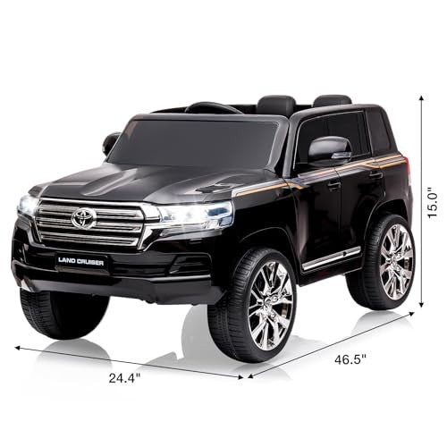 Electric 12V Battery-Powered Kids Ride-On SUV Truck Licensed Toyota Vehicle Magic Cars 1