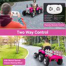 12V Battery-Powered Kids Electric Ride-On Tractor with Trailer and Remote Control Toy Car Magic Cars 6