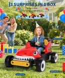 12V Battery Operated Kids Electric Ride-On Truck with Remote, Music, Horn, and LED Lights Magic Cars 1
