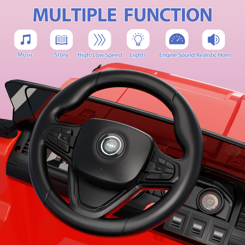 12V Kids Electric Ride-On Truck with Remote Control and MP3 Player Magic Cars 5