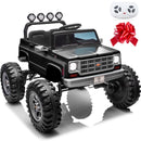 Chevrolet Cheyenne 24V Kids Electric Ride-On Truck with Remote Control and Bluetooth - Black Magic Cars 12