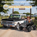 Chevrolet Cheyenne 24V Kids Electric Ride-On Truck with Remote Control and Bluetooth - Black Magic Cars 1