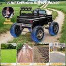 Chevrolet Cheyenne 24V Kids Electric Ride-On Truck with Remote Control and Bluetooth - Black Magic Cars 4