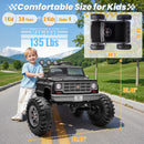 Chevrolet Cheyenne 24V Kids Electric Ride-On Truck with Remote Control and Bluetooth - Black Magic Cars 6