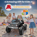 Chevrolet Cheyenne 24V Kids Electric Ride-On Truck with Remote Control and Bluetooth - Black Magic Cars 8