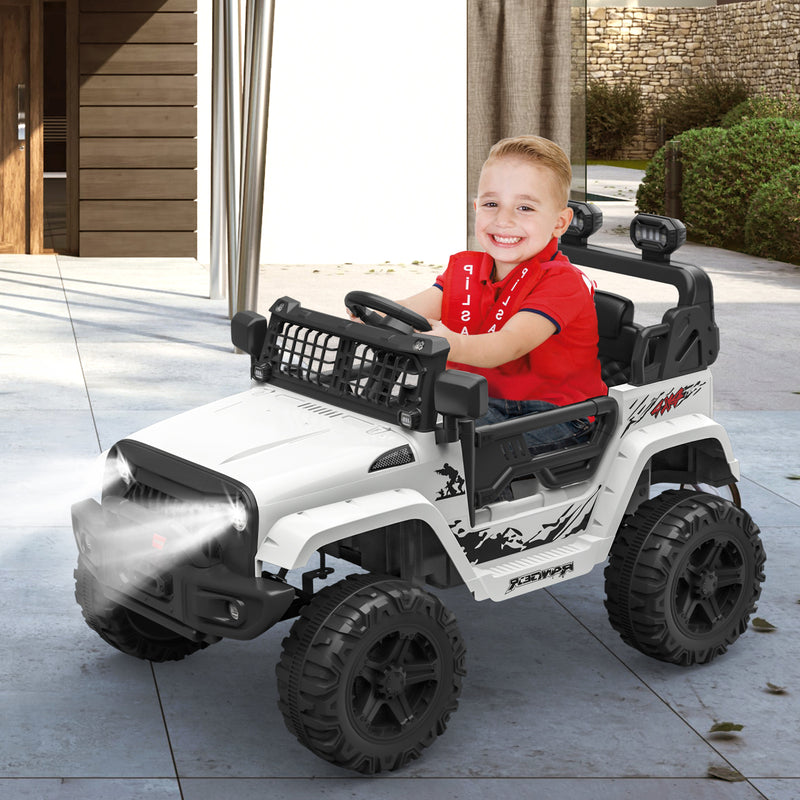 12V Kids Electric Ride-On Truck Toy with Battery, Music, and Remote Control Magic Cars 7