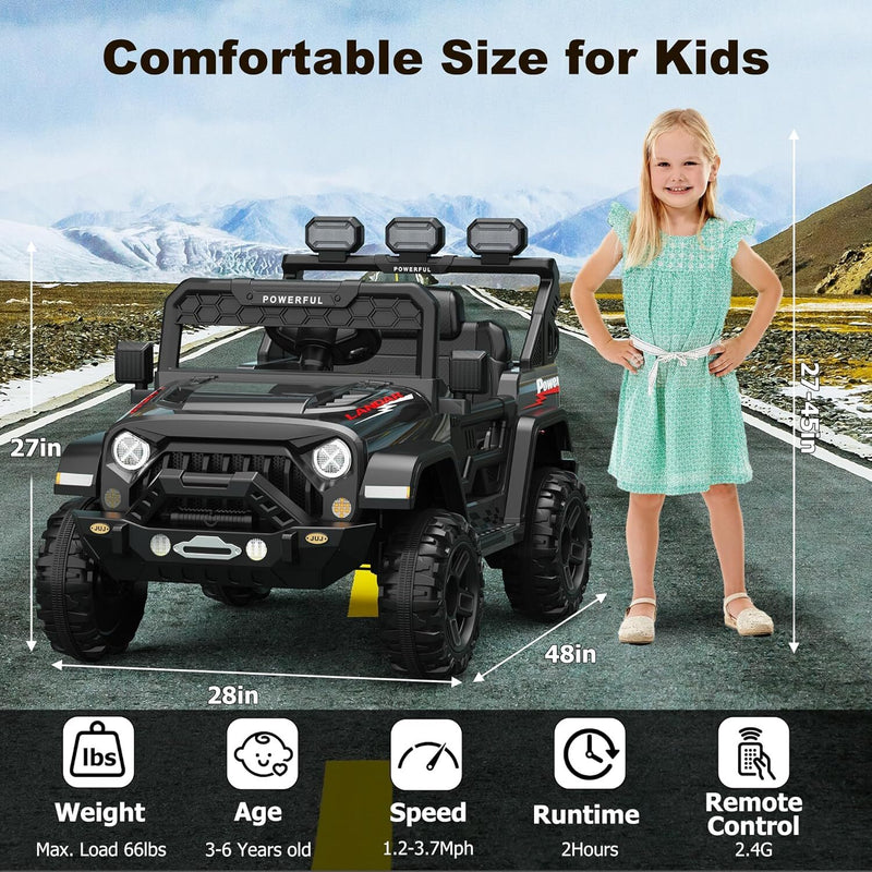 12V Battery-Powered Kids Electric Car with 2.4G Remote Control Magic Cars 7