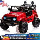 12V Kids Electric Ride-On Truck Car with LED Lights and Remote Control, 3 Speed Settings Toy Magic Cars Variant 0