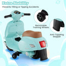 Kids Electric Vespa Motorcycle with Training Wheels and Realistic Design Magic Cars 1