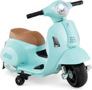 Kids Electric Vespa Motorcycle with Training Wheels and Realistic Design Magic Cars 7