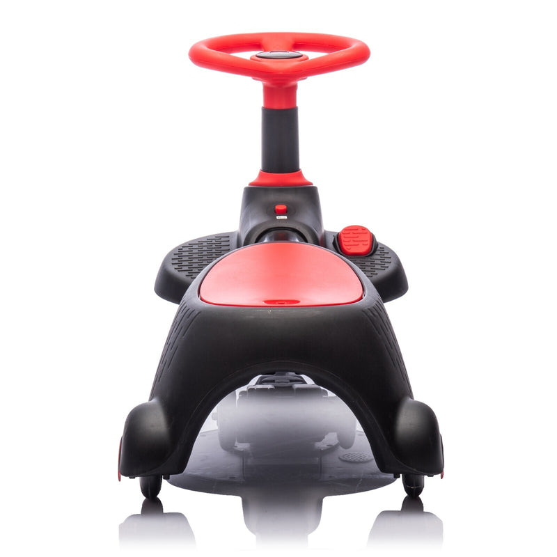 6V Kids Electric Ride-On Wiggle Car with 360° Rotation, Shock Absorption, and Bluetooth Magic Cars 4