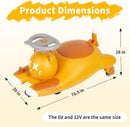 Kids 12V Battery-Powered Electric Wiggle Ride-On Car with Pedal Magic Cars Variant 0