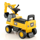 Toddler Ride-On Excavator Digger Toy with Hidden Storage Space Magic Cars 5