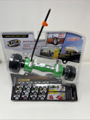 Kids Fly Wheels Twin Turbo Green GX Rippin Racer Battle Ripper Launcher Toy Magic Cars 4