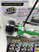 Kids Fly Wheels Twin Turbo Green GX Rippin Racer Battle Ripper Launcher Toy Magic Cars 5