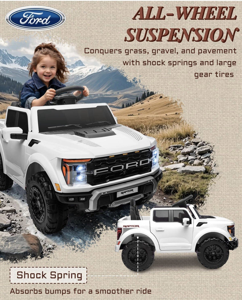 12V Electric Kids Ride-On Truck with Remote Control and Bluetooth Connectivity Magic Cars 5