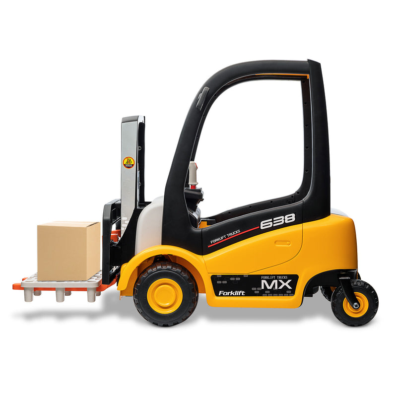 Kids Electric Battery-Powered Forklift Ride-On Vehicle with Remote Control Magic Cars 11
