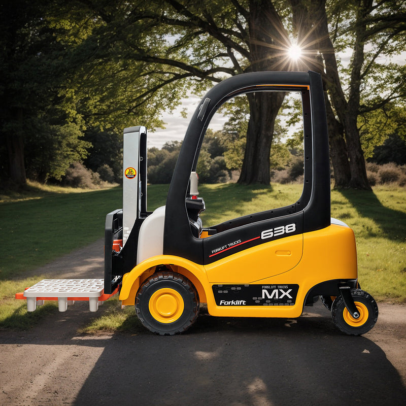 Kids Electric Battery-Powered Forklift Ride-On Vehicle with Remote Control Magic Cars 3