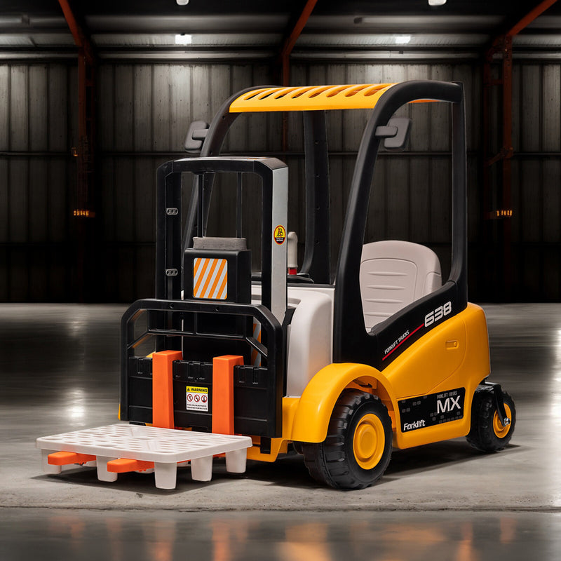 Kids Electric Battery-Powered Forklift Ride-On Vehicle with Remote Control Magic Cars 9