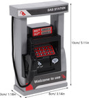 Children's Gas Station Playset with Mini Roadblock Features and Gas Pump Model Magic Cars 2