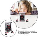 Children's Gas Station Playset with Mini Roadblock Features and Gas Pump Model Magic Cars 6