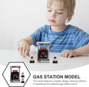 Children's Gas Station Playset with Mini Roadblock Features and Gas Pump Model Magic Cars 7
