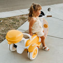 Yellow 3-Wheel Electric Ride-On Motorcycle for Kids with Bluetooth Magic Cars 3